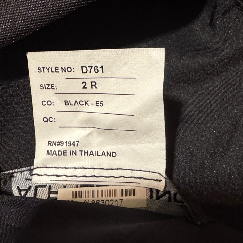 Alfred Sung V-neck Halter Satin Trumpet Gown D761 | Size 2 | Black - Picture 8 of 8